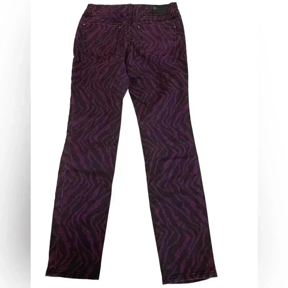 DKNY Purple &  Black Jegging Size 4 - Picture 3 of 8